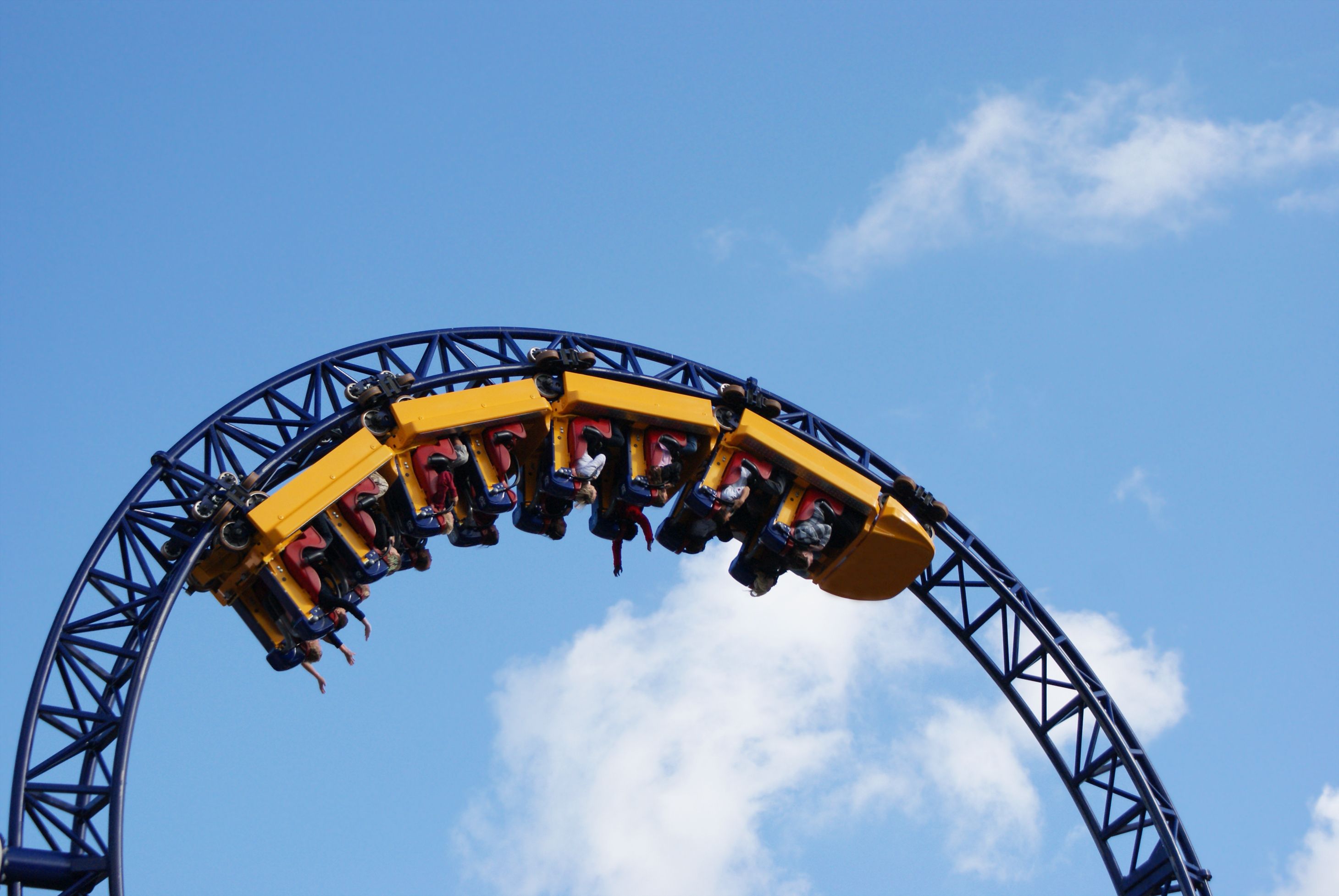 Berg-og dalbane på Liseberg.