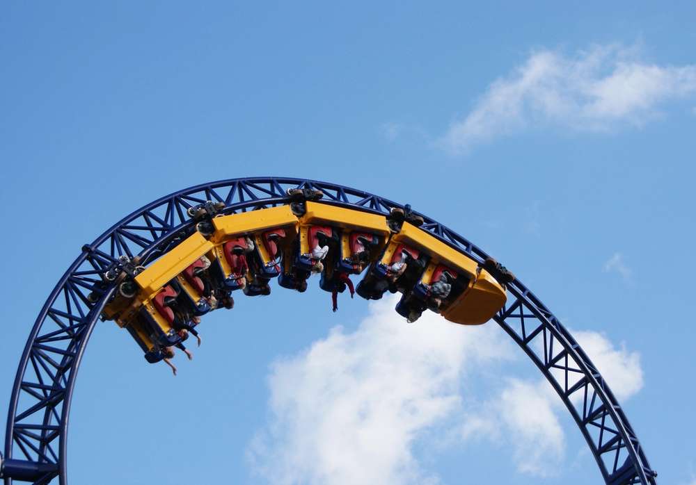 Roller coaster at Liseberg.
