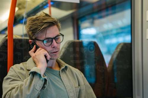 Pendler i telefon