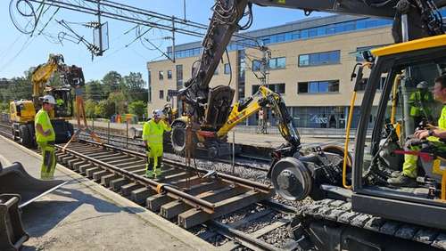 Diggers at Kolbotn