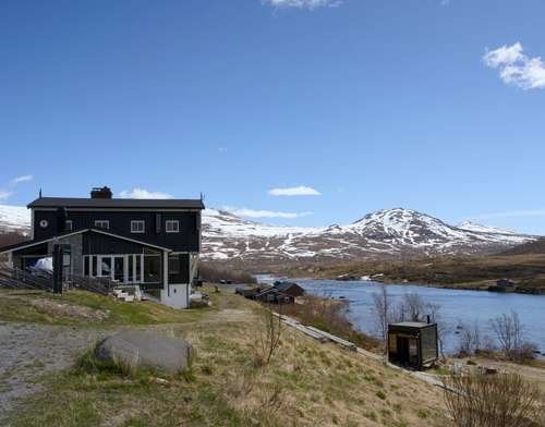 Turisthytten Gjendesheim i Jotunheimen.
