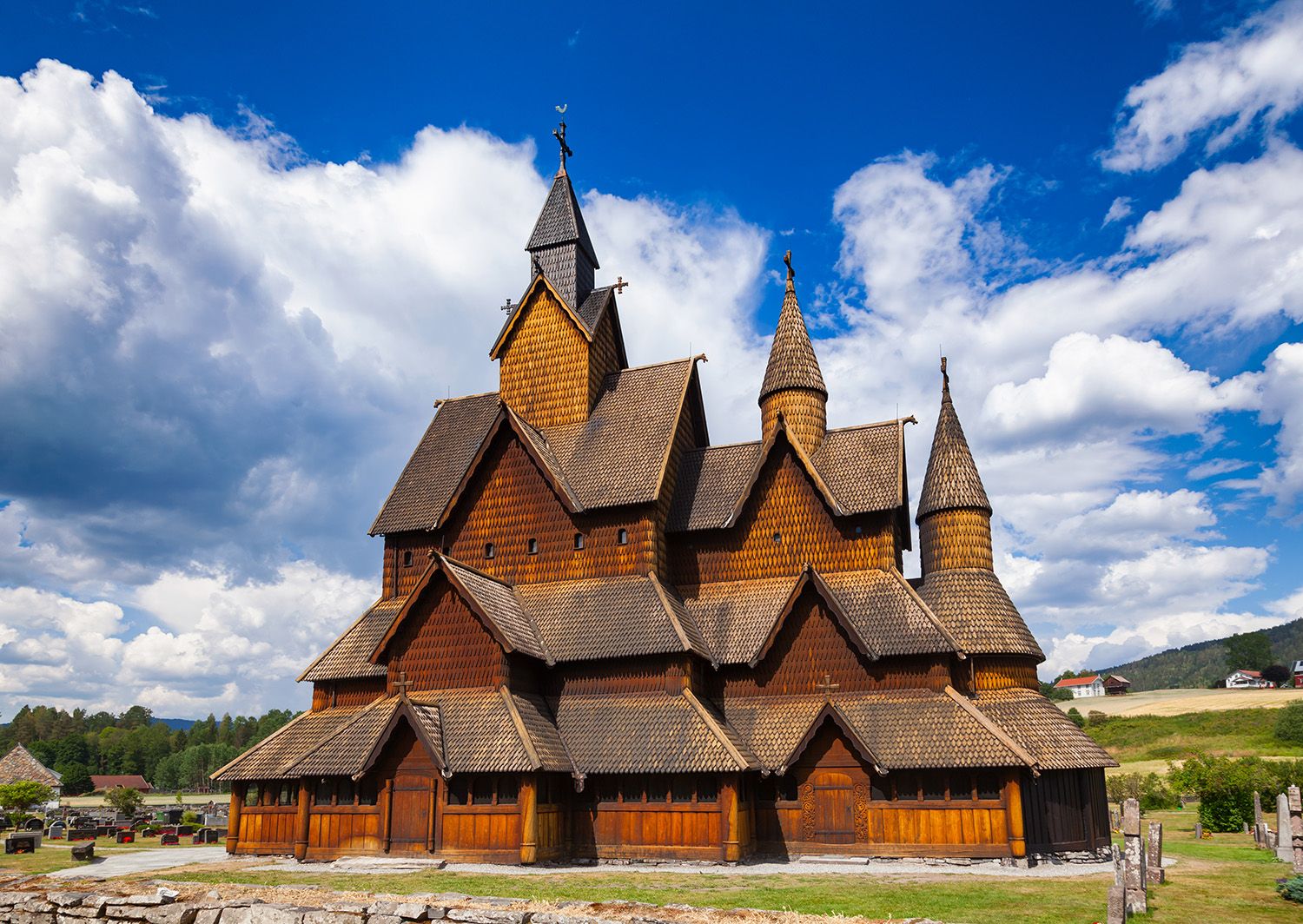 Heddal stavkirke på Notodden