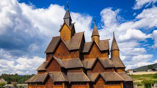 Heddal stavkirke på Notodden