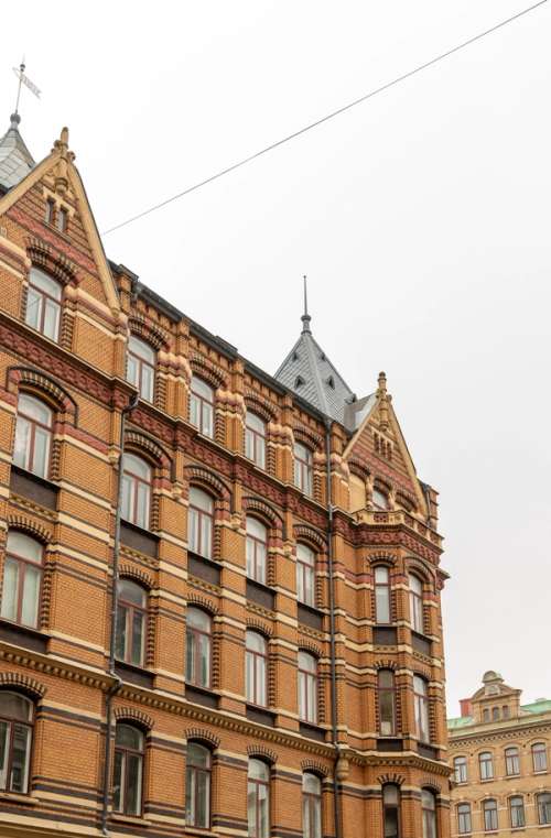 Brick building in Gothenburg.