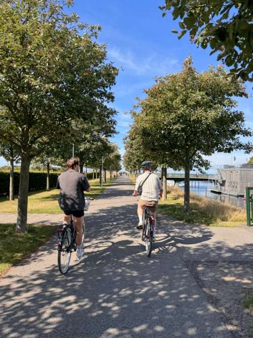 Cycle trip in Malmö.