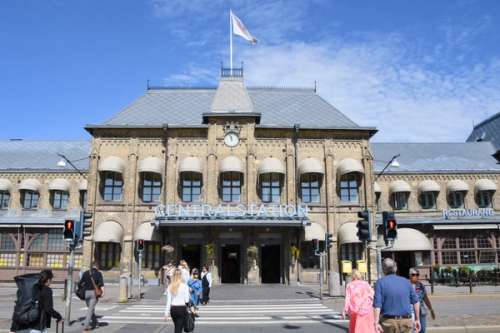 Inngangen til Göteborg stasjon