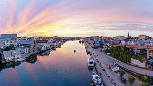 Smedasundet port in Haugesund.