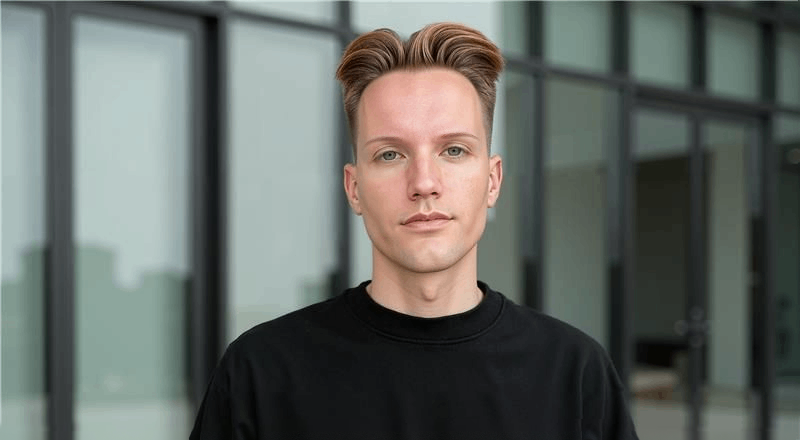 Bilde av en mann med svart genser.