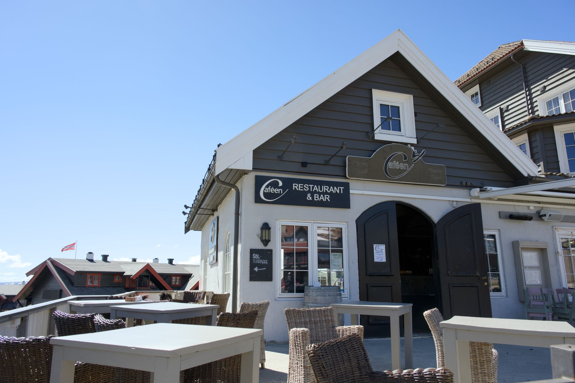 Caféen restaurant på Beitostølen.
