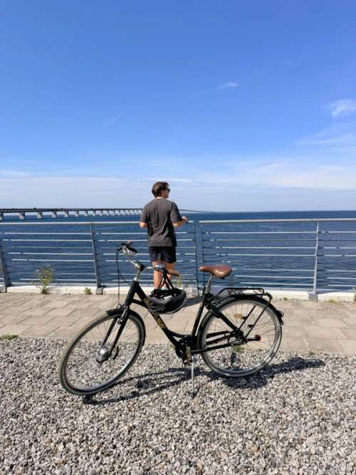 The viewpoint at the Öresund Bridge.
