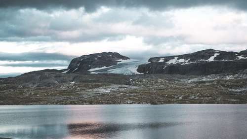 Hardangerjøkulen sett fra Finsehytta