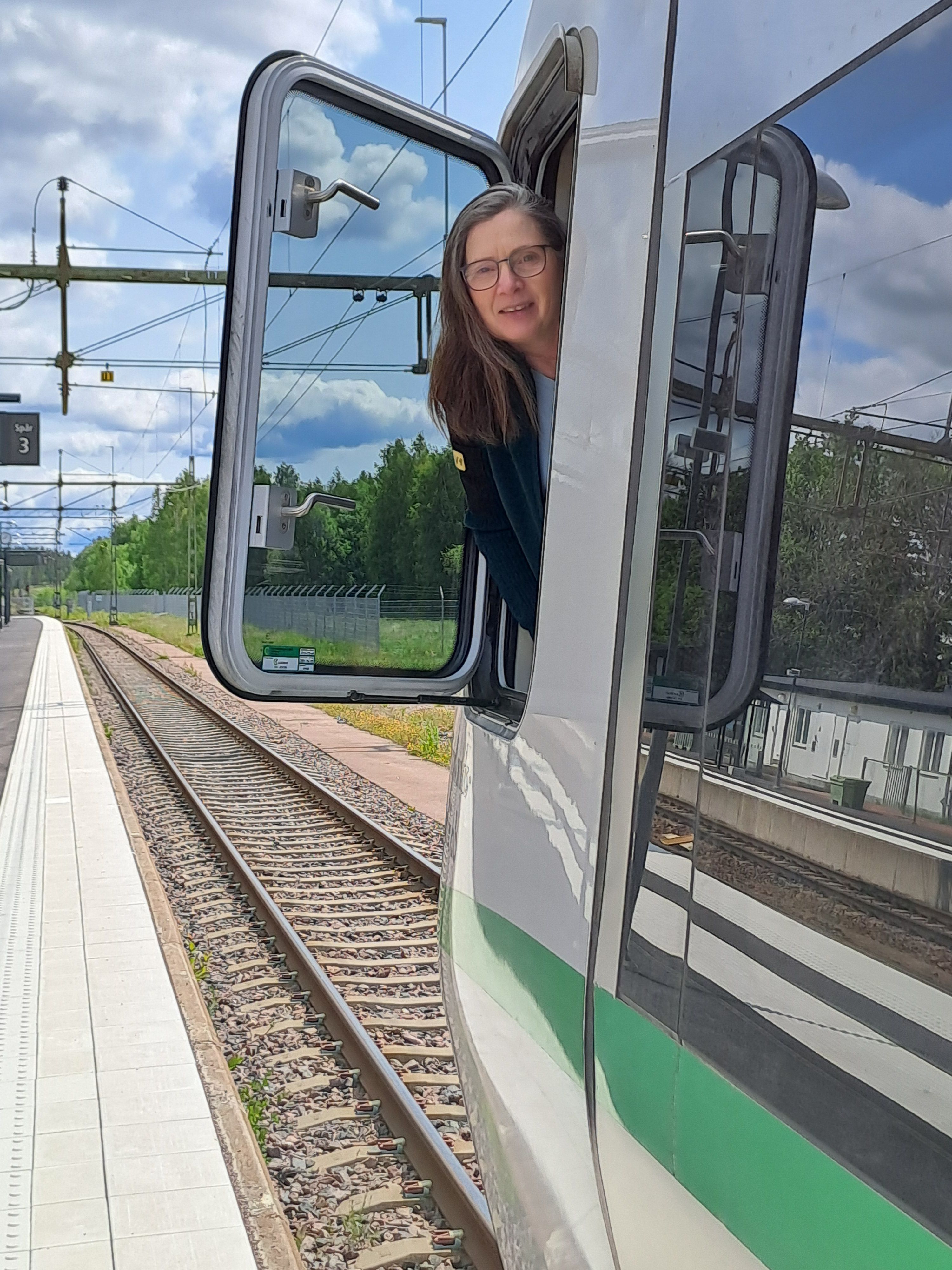 Siv - lokförare på Vy som kör på uppdrag för Värmlandstrafik