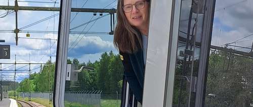 Siv - lokförare på Vy som kör på uppdrag för Värmlandstrafik