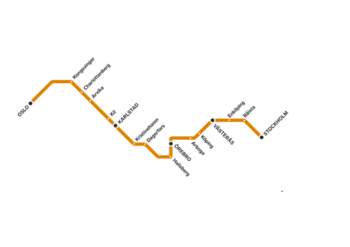 Vy Tåg tar dig till och från Karlstad – stanna till i Örebro, Västerås eller ta dig till storstäderna.