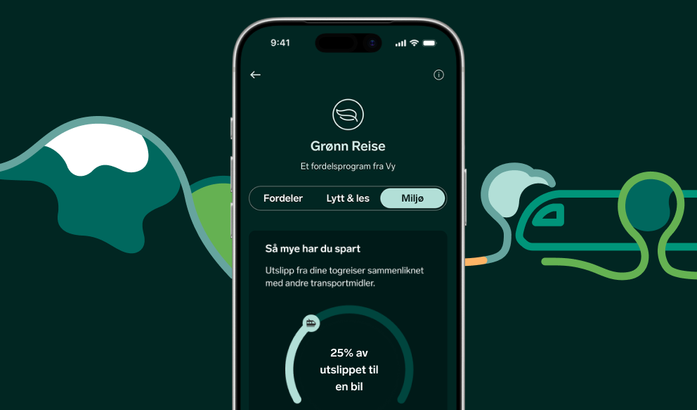 Bilete av CO2-kalkulator i app