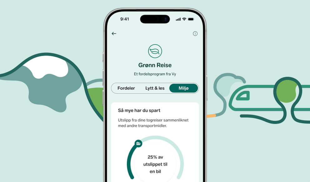 Bilete av CO2-kalkulator i app